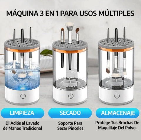 Limpiador Eléctrico de Brochas de Maquillaje