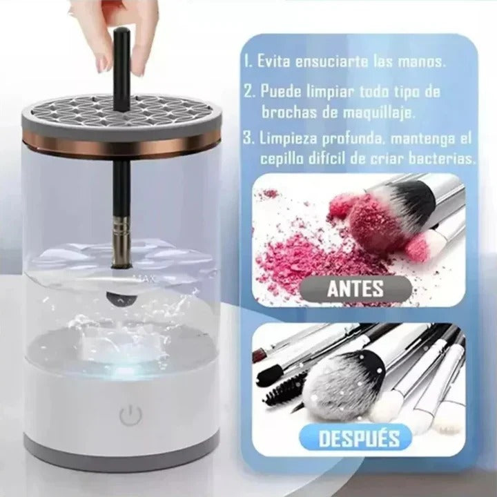 Limpiador Eléctrico de Brochas de Maquillaje