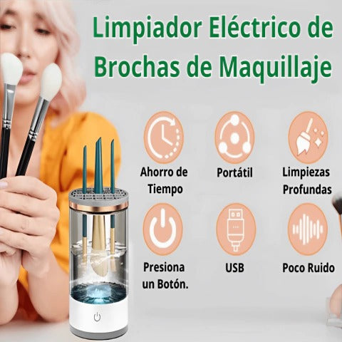 Limpiador Eléctrico de Brochas de Maquillaje